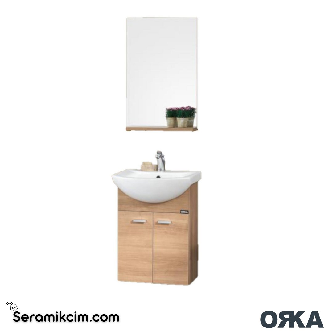 Orka Soma 45cm Banyo Dolabı Set Legnano - ORK226.45.03.TKM