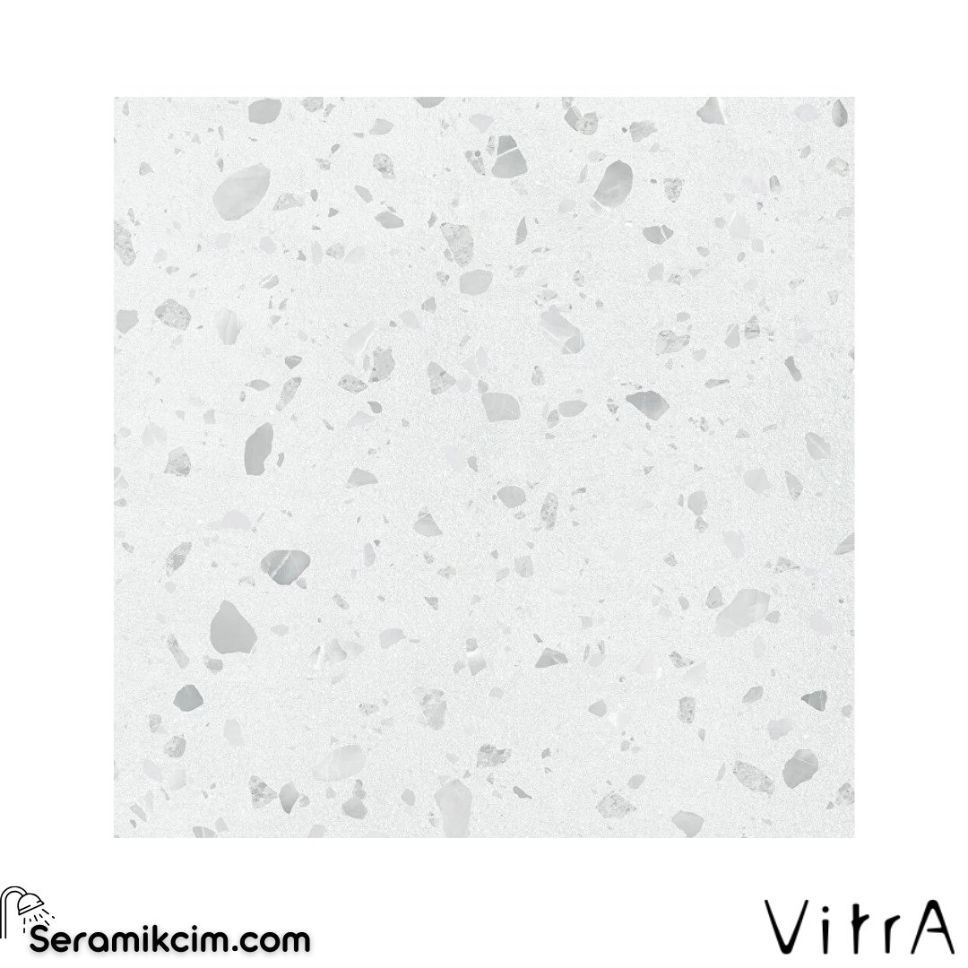 Vitra 60X60 Set6.0 Terrazzo Beyaz Mat R10A 7R
