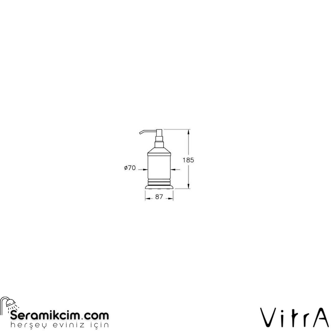 Vitra Base 300 Sıvı Sabunluk