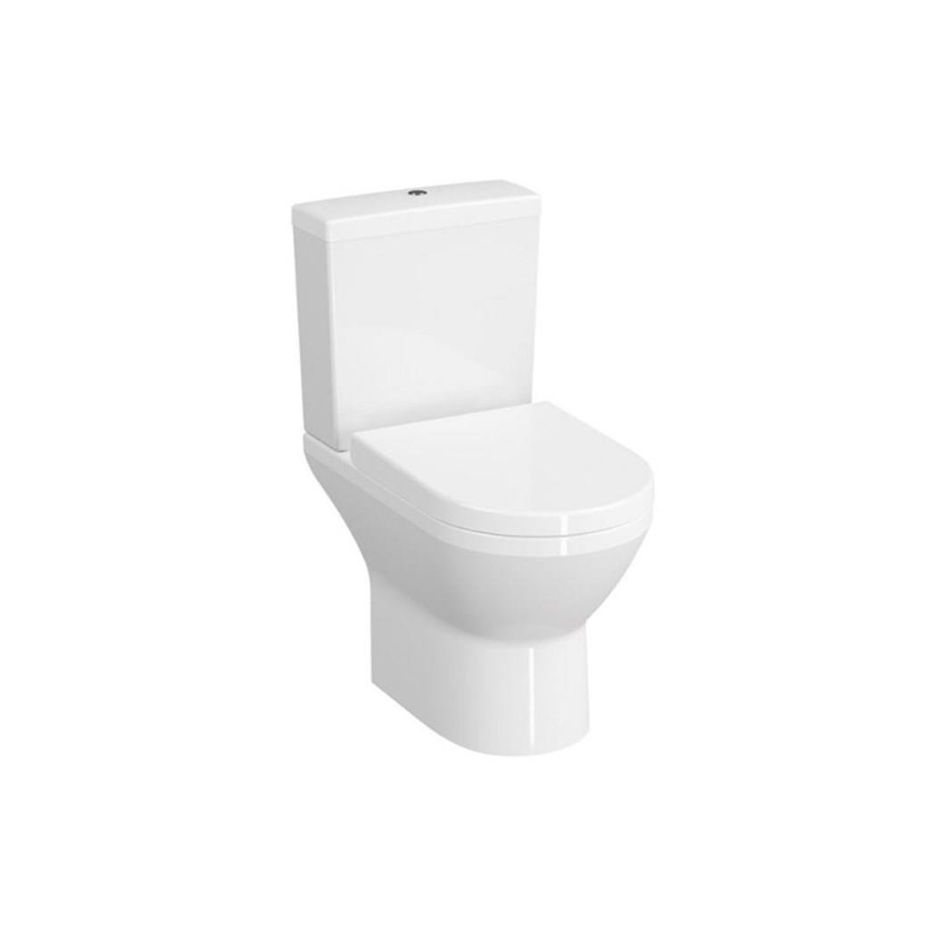 VitrA Integra Takım Klozet Arkası Açık, 62 cm Taharet Borulu, Beyaz - 7131L003-0088