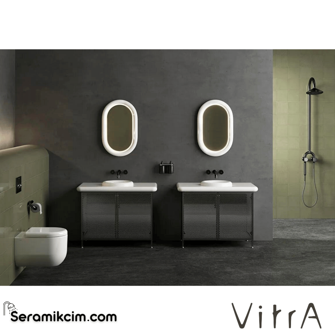 VitrA Liquid Asma Klozet Rim-ex, Gizli Montajlı, 54 cm Taharet Borulu, Taharet Borusu Girişi Sıva Altı Uygulamalı, Clean, Beyaz - 7321B403-0090
