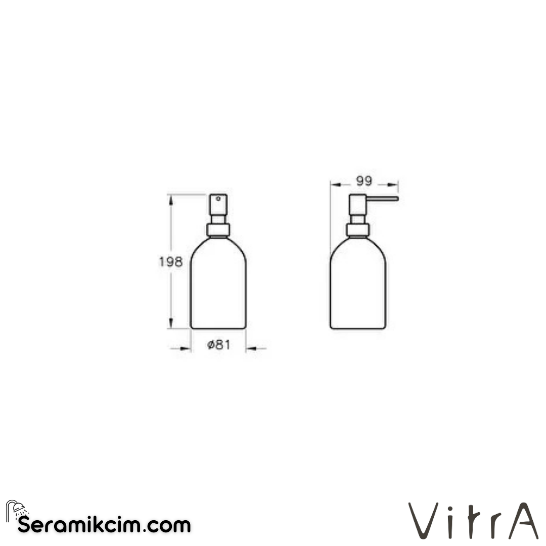 VitrA Origin Sıvı Sabunluk, Soft altın A4489174 - A4489174