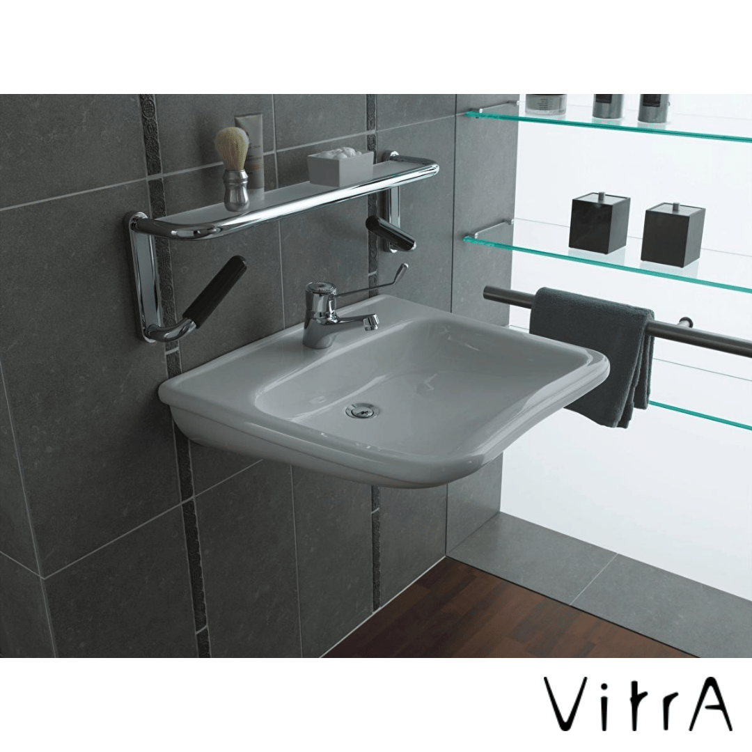 VitrA S20 Bedensel Engelli Lavabo 60x55 Tek Armatür Delikli