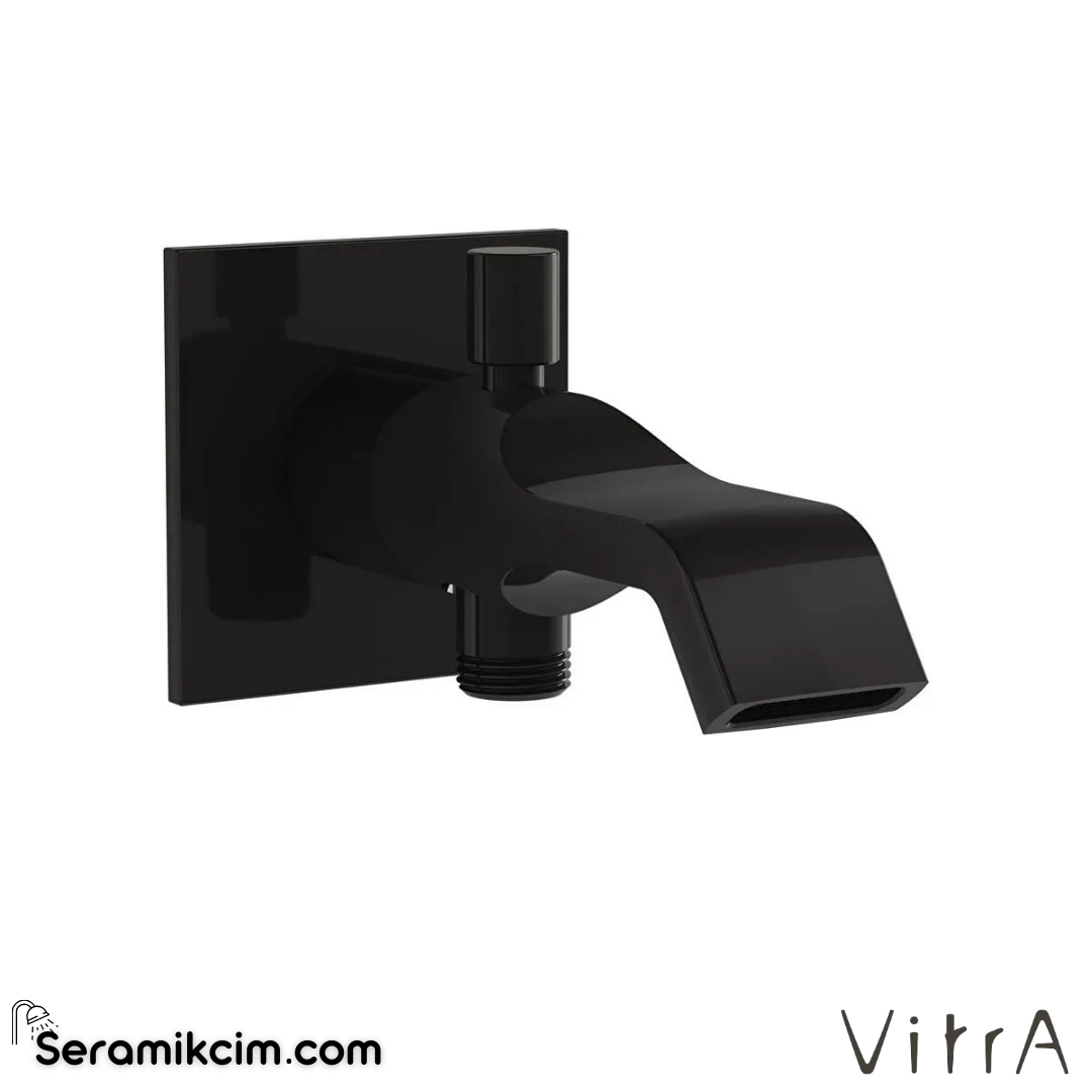 VitrA Suit Çıkış Ucu (el duşu çıkışlı) Parlak Siyah A4291839 - A4291839
