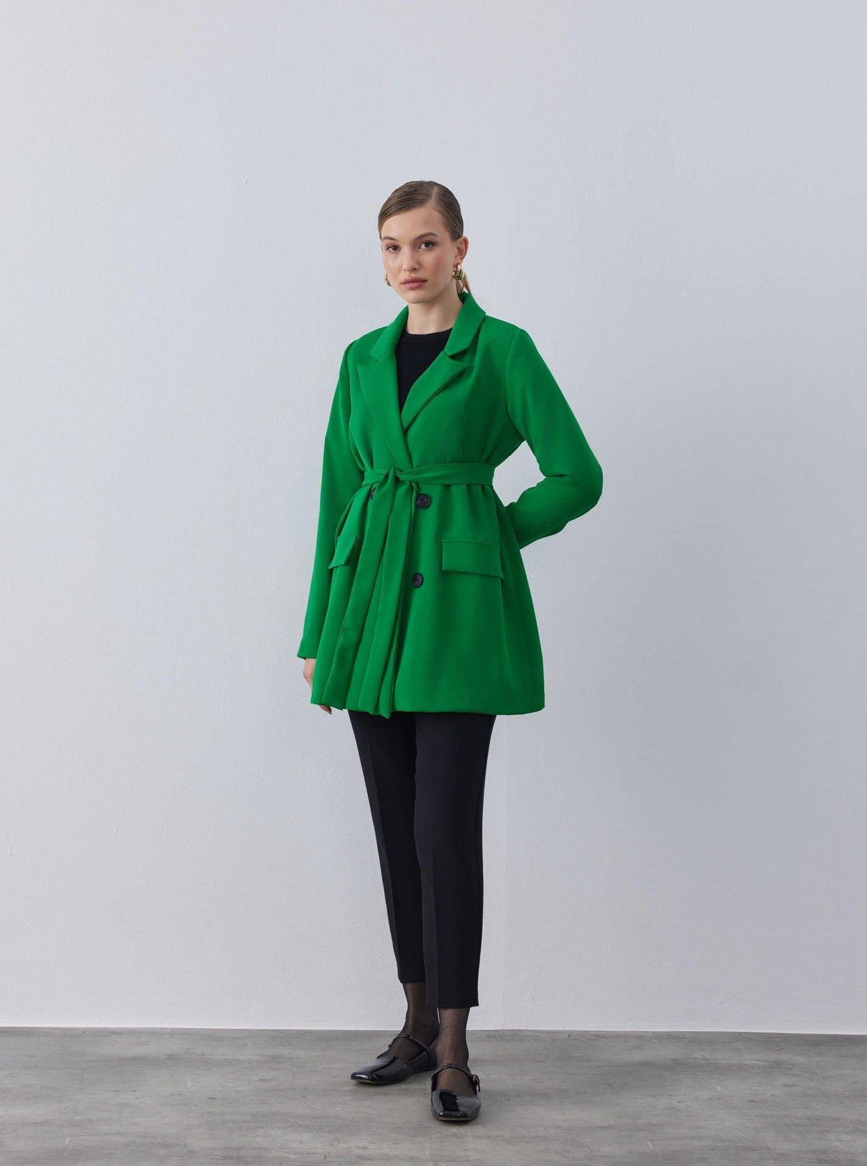Blazer Ceket Benetton Yeşili 