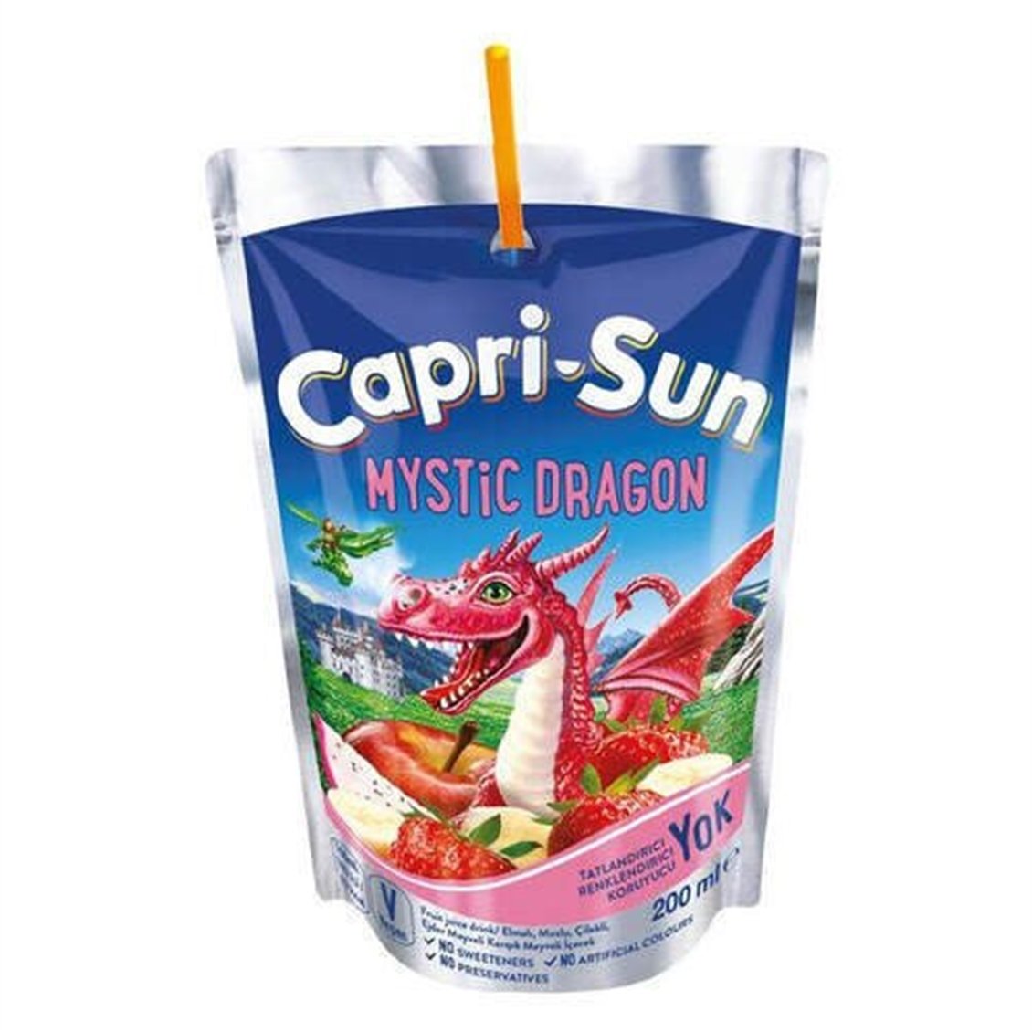 Каприсан. Capri Sun. Фруктовый сок капри-Сан дракон 200мл (10)*4. Напиток капри-Сан Мистик драгон, 200мл. Capri Sun сок.