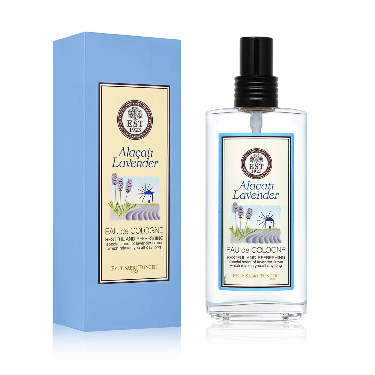 Alaçatı Lavender 150 ml Eau De Cologne - Cam Şişe