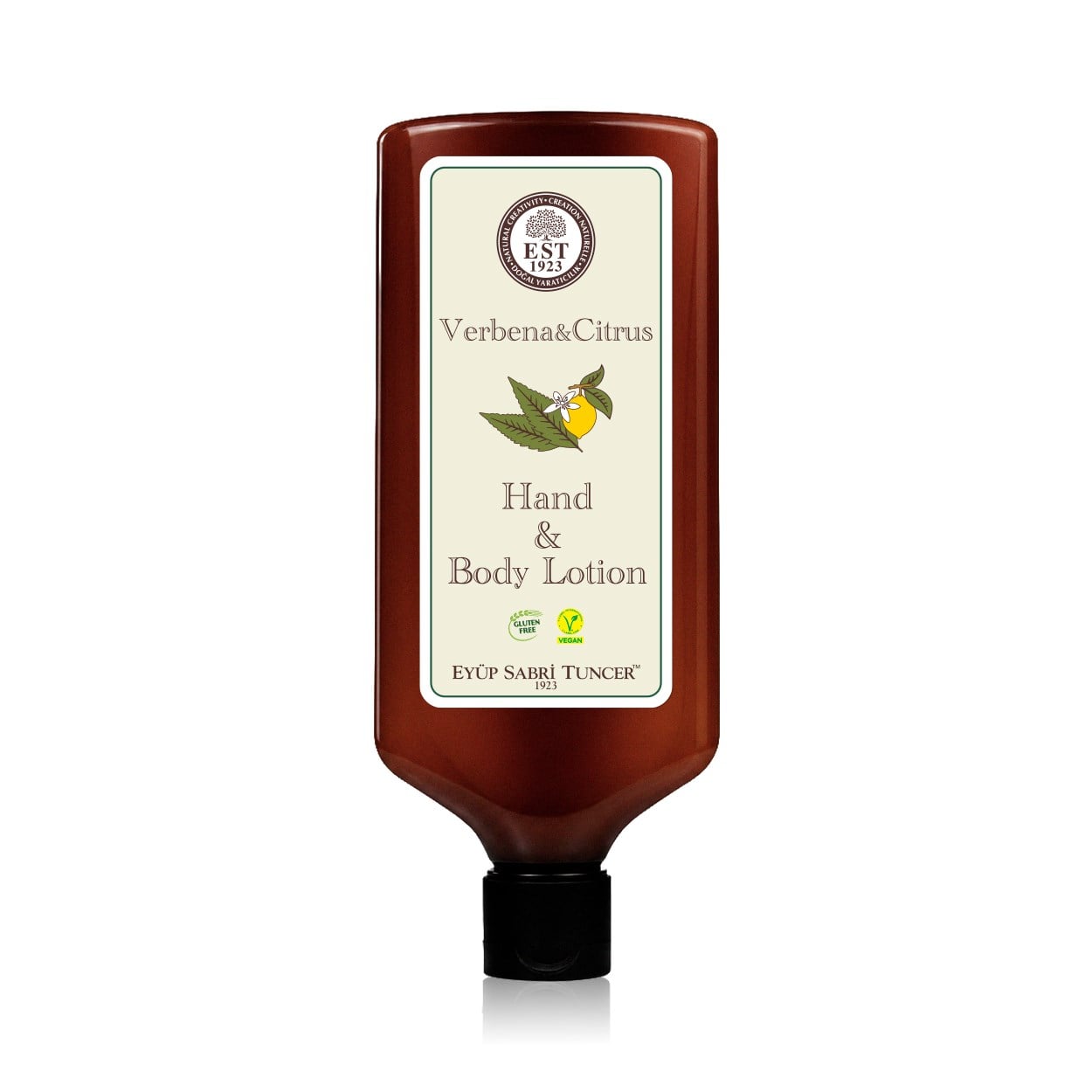DOĞAL ZEYTİNYAĞLI VERBENA CITRUS EL VE VÜCUT LOSYONU 380 ML
