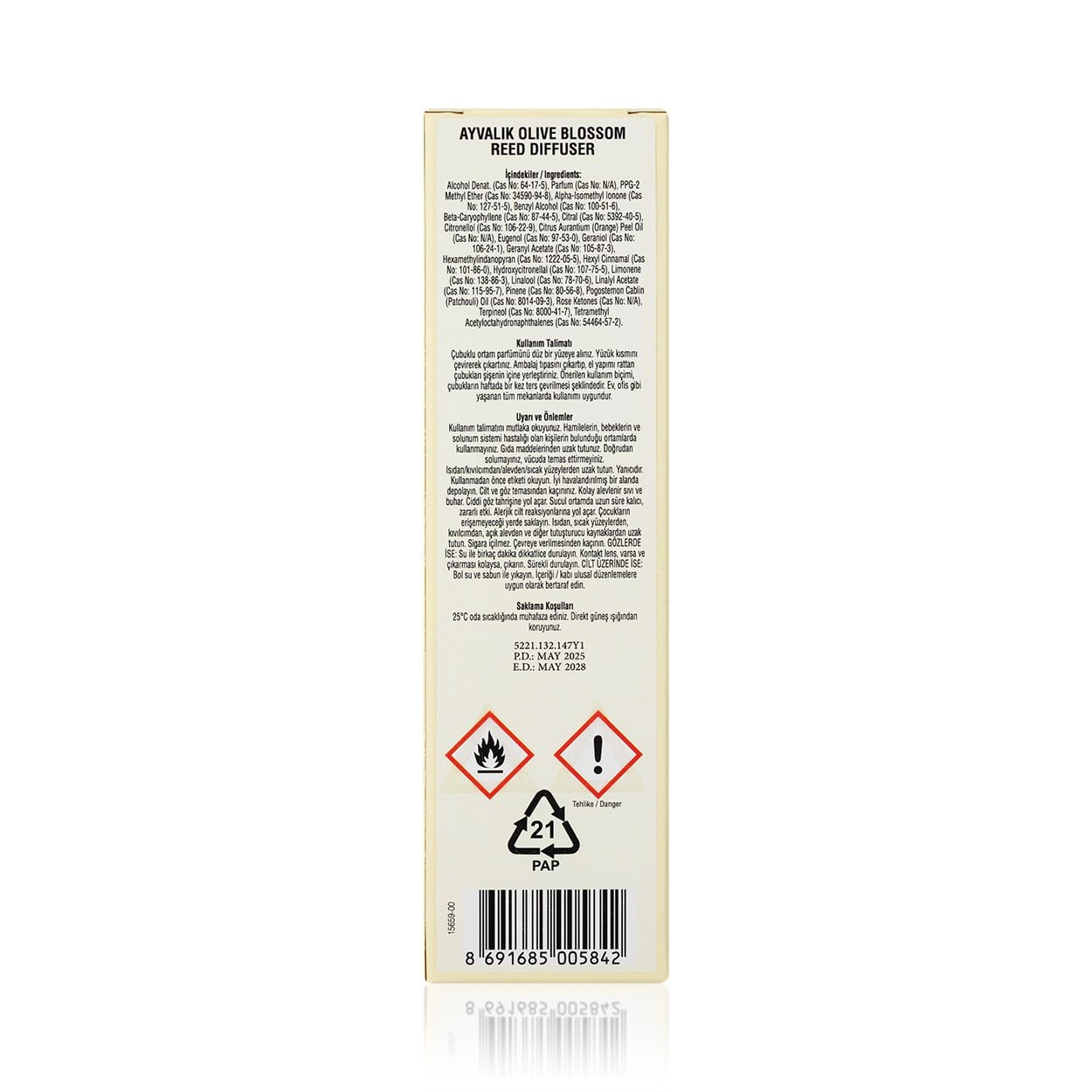 Ayvalık Olive Blossom Çubuklu Oda Kokusu 50 ml