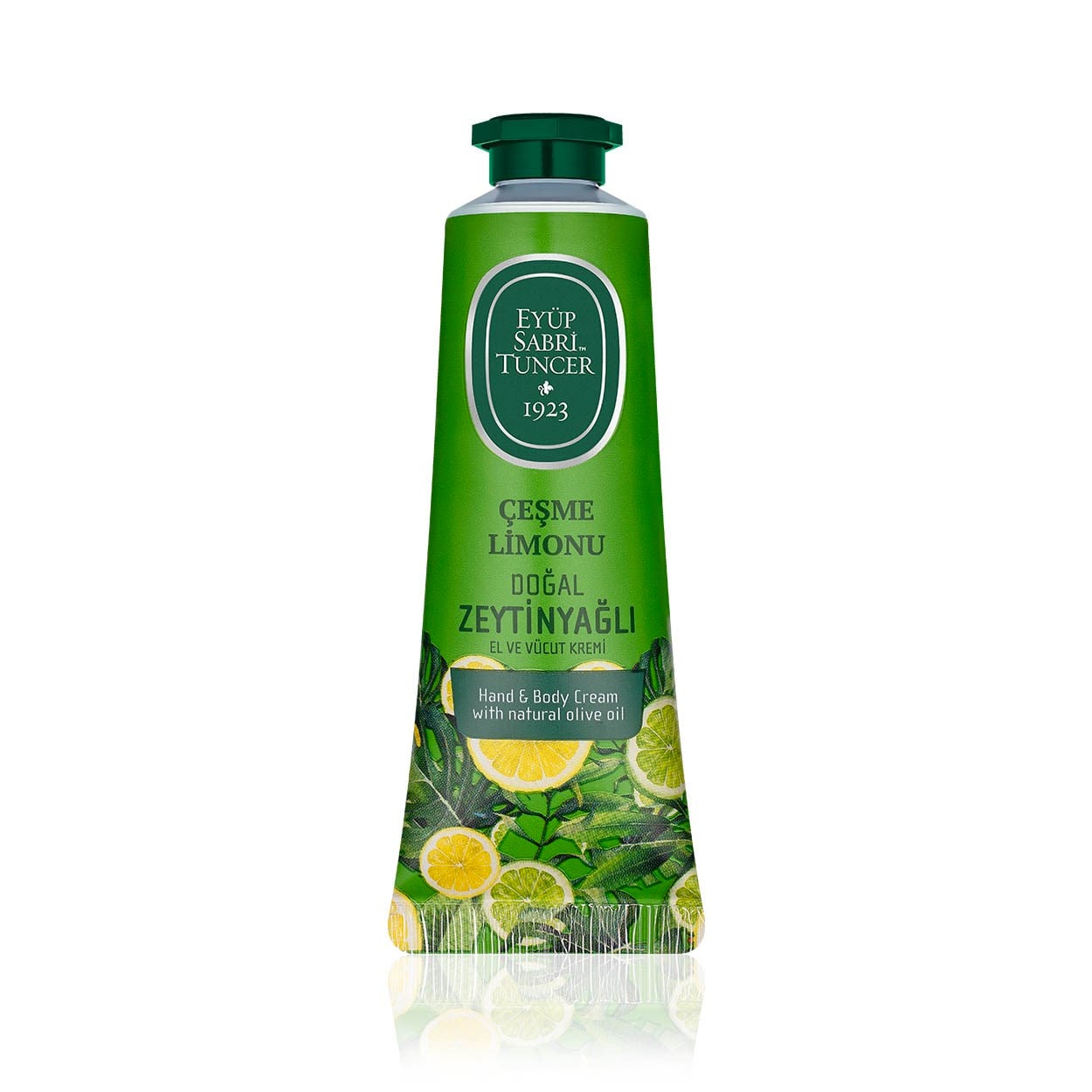 DOĞAL ZEYTİNYAĞLI ÇEŞME LİMONU EL VE VÜCUT KREMİ 50 ML TÜP (30 ÇAP) -