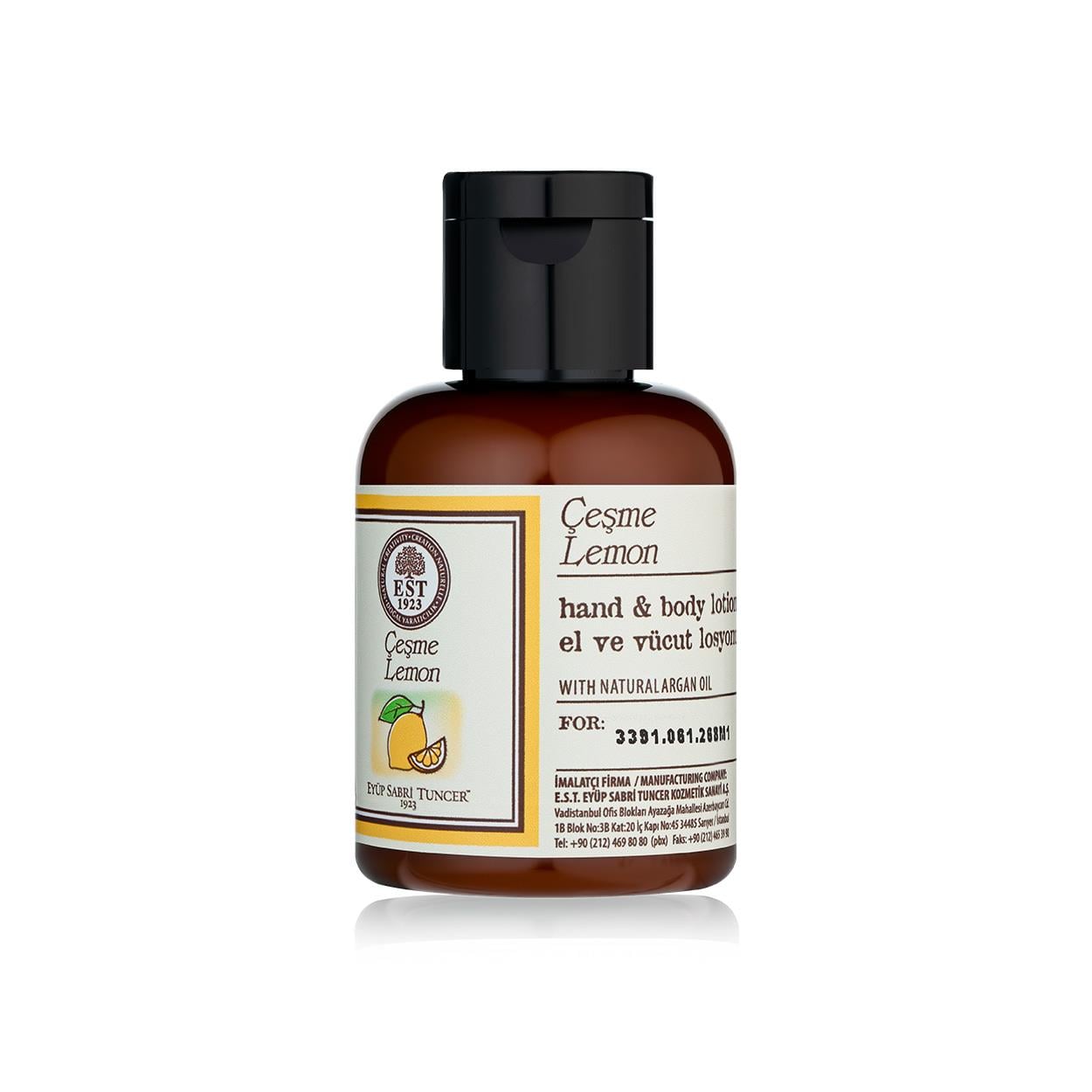 Organic Olive Oil Çeşme Lemon Hand & Body Lotion 50 ml
