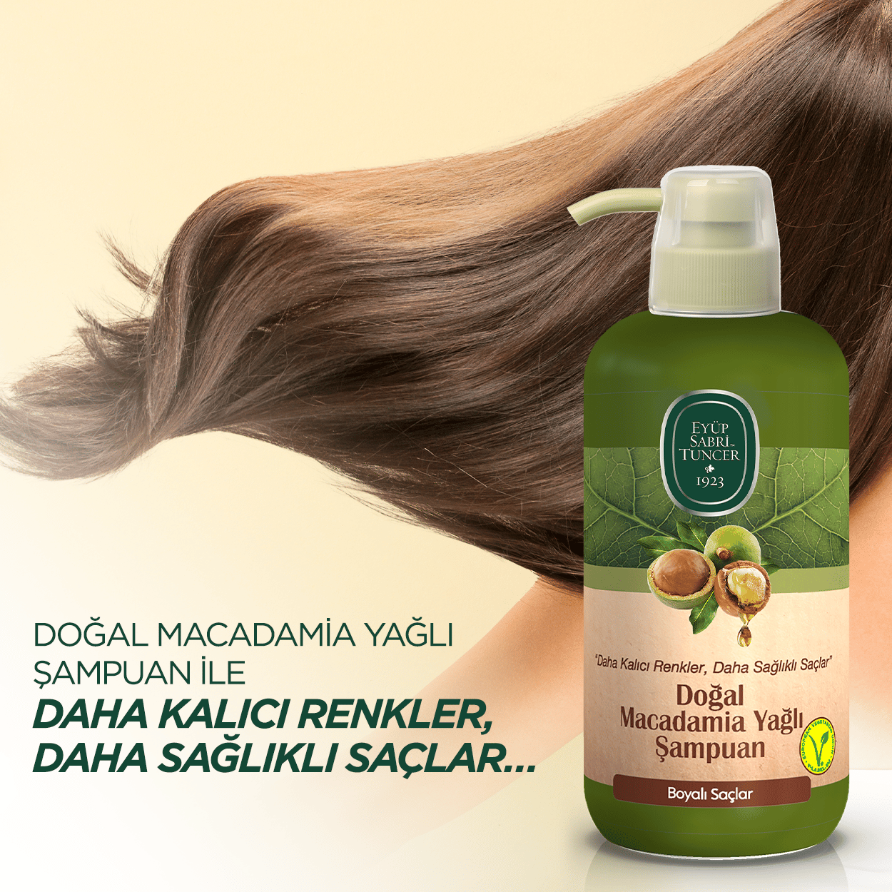 Doğal Macadamia Yağlı Şampuan  600 ml