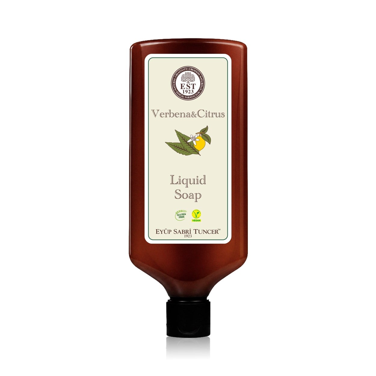 Doğal Zeytinyağlı Verbena Citrus Sıvı Sabun 380 ml