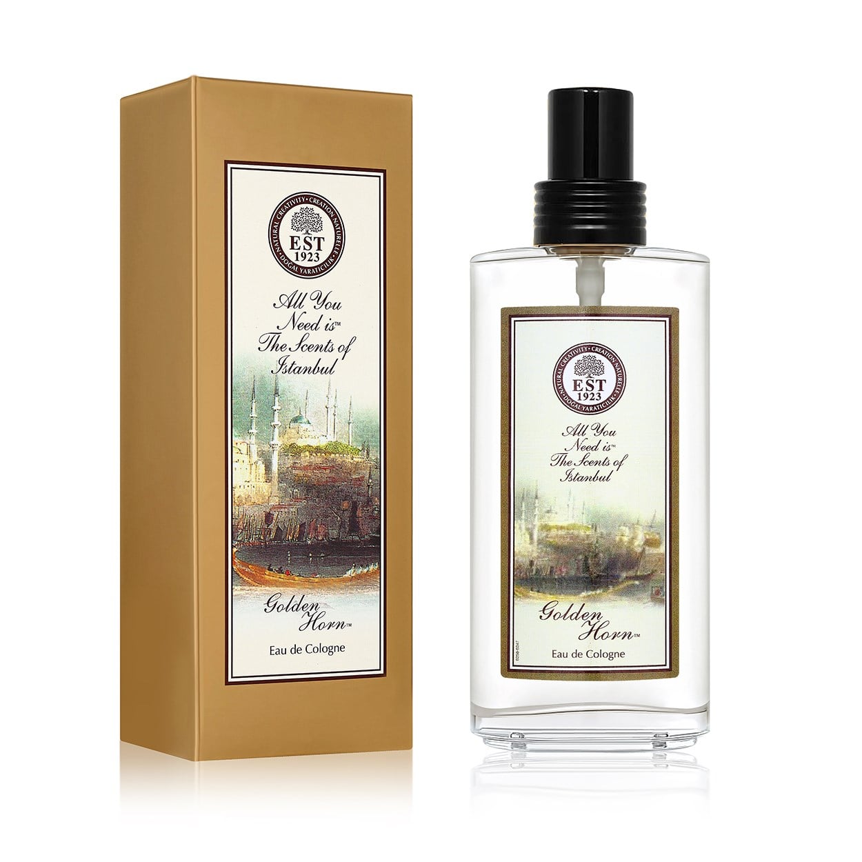 Golden Horn 150 ml Eau De Cologne - Cam Şişe
