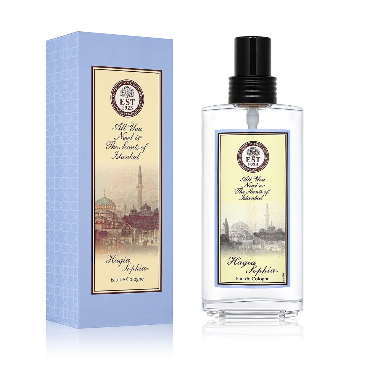 Hagia Sophia 150 ml Eau De Cologne - Cam Şişe