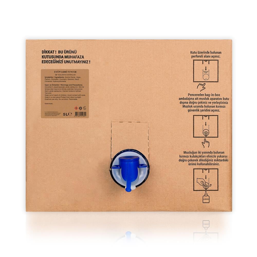 Hatıralar Kolonyası 5 lt - Bag in Box