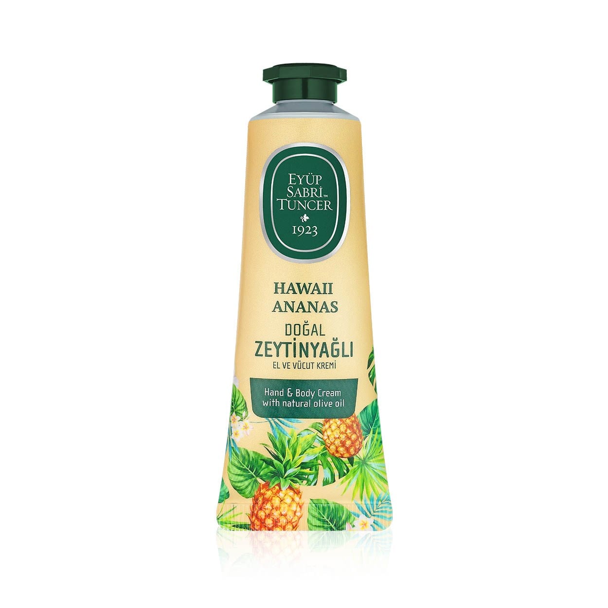 Hand and Body Cream with Natural Olive Oil Hawaii Pineapple 50 ml