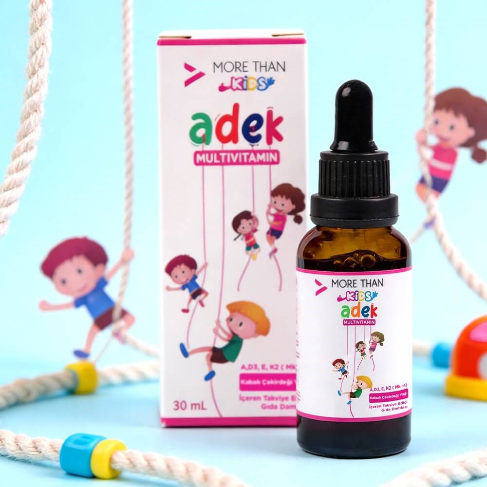 More Than Adek Kids Multivitamin Damla 30 ml