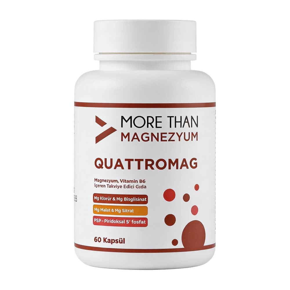 More Than Quattromag Magnezyum Kompleks 60 Kapsül