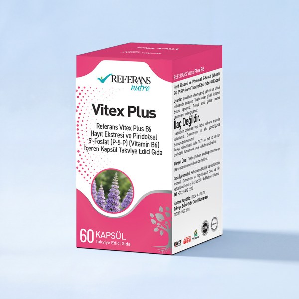 Referans Nutra Vitex Plus B6 60 Kapsül