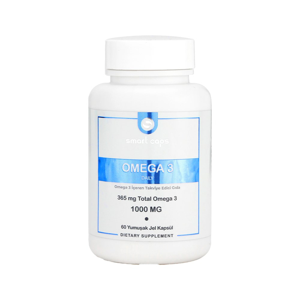 Smart Caps Omega 3 Daily 60 Softjel - Balık Yağı, EPA, DHA