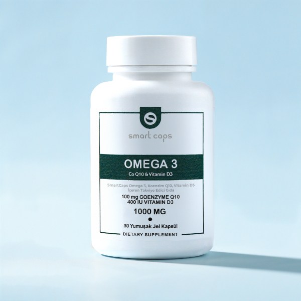 Smart Caps Omega 3 Koenzim Q10 & Vitamin D3 30 Softjel