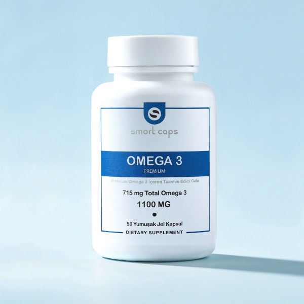 Smart Caps Omega 3 Premium 30 Softgels - Balık Yağı, EPA, DHA