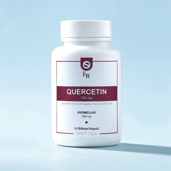 Smart Caps Quercetin 30 Kapsül (Kuersetin, Bromelain)
