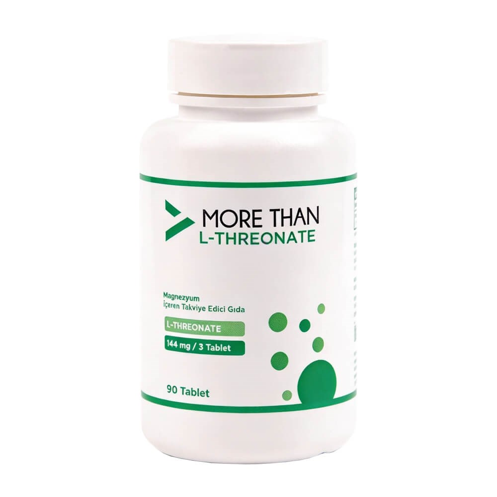 More Than Magnezyum L-Threonate 90 Tablet