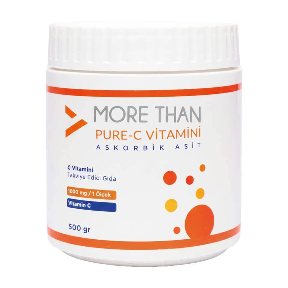 More Than Pure C Vitamini (Ascorbic Acid) 500 gr