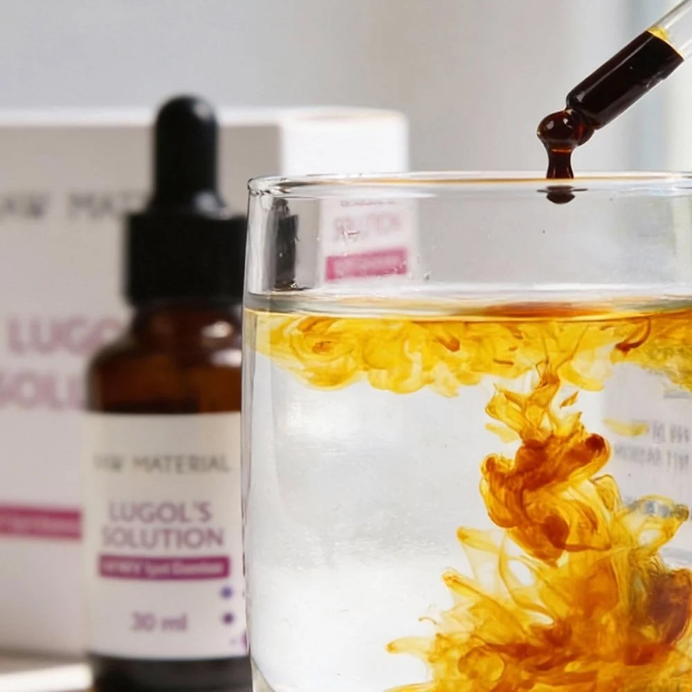 Raw Material Lugol's Solution İyot %2 Damla 30 ml | %2 İyot & %4 Potasyum İyodür |