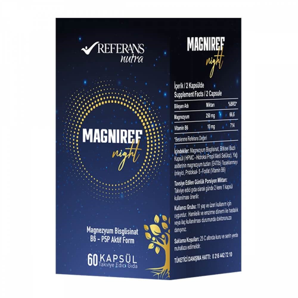 Referans Nutra Magniref Night 60 Kapsül