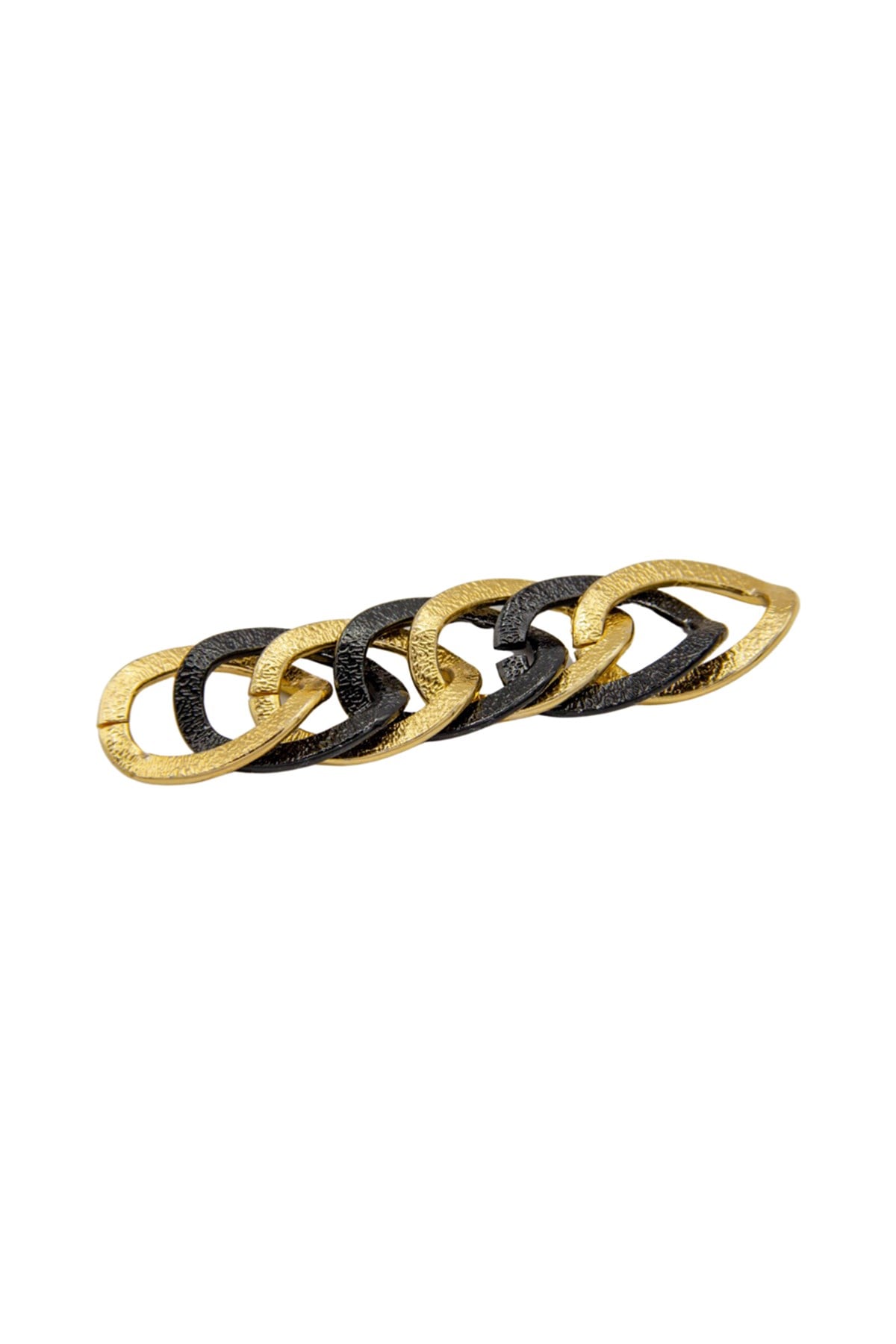 Altın Ve Siyah Kaplama Zincir 24x2 mm