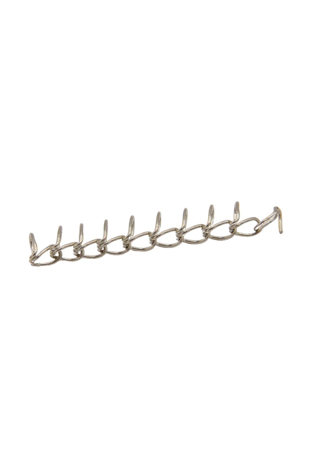 Rodyum Kaplama Demir Zincir 10x5 mm
