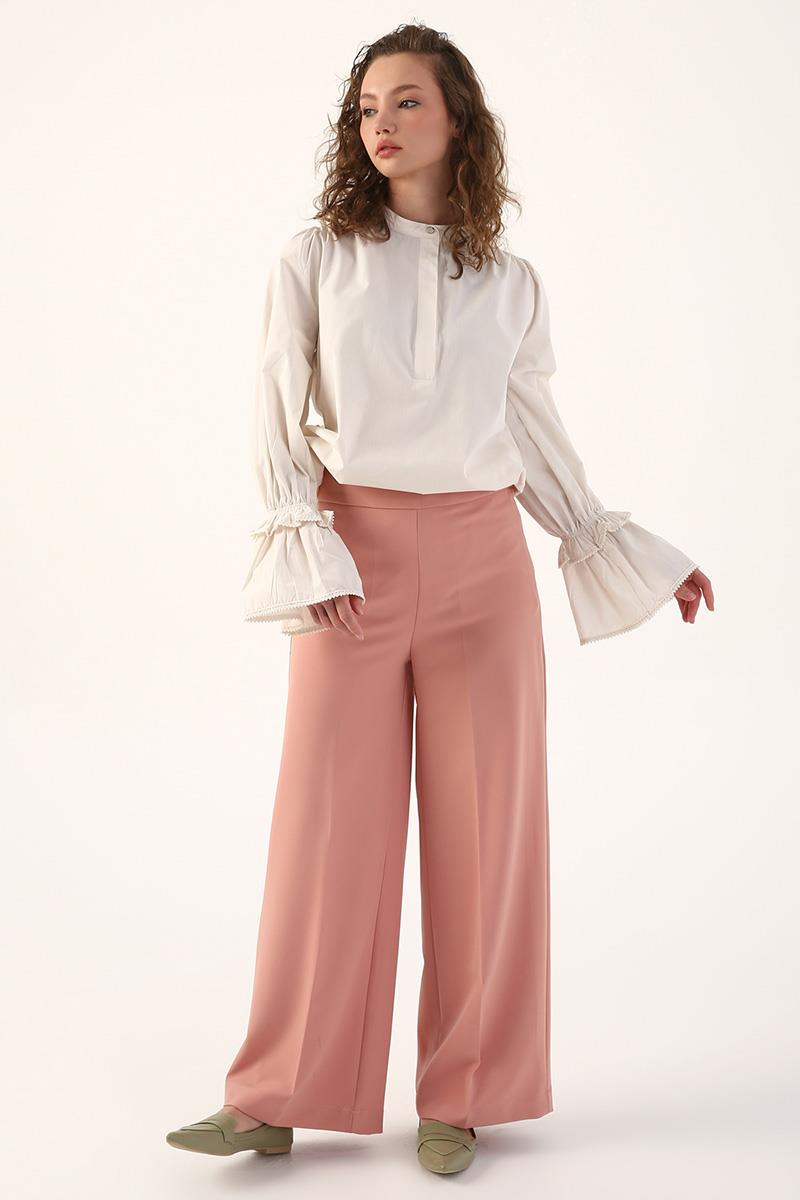 Pudra01-Pantalon large trace de fer