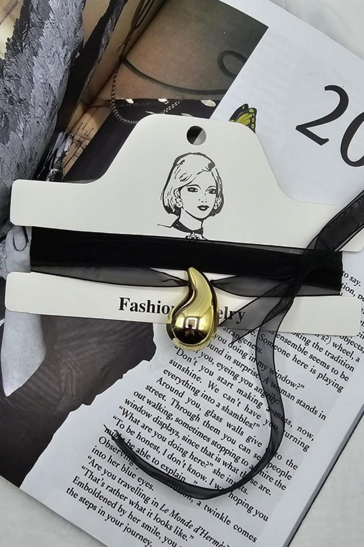 2805EE34 - DAMLA FORM CHOKER KOLYE