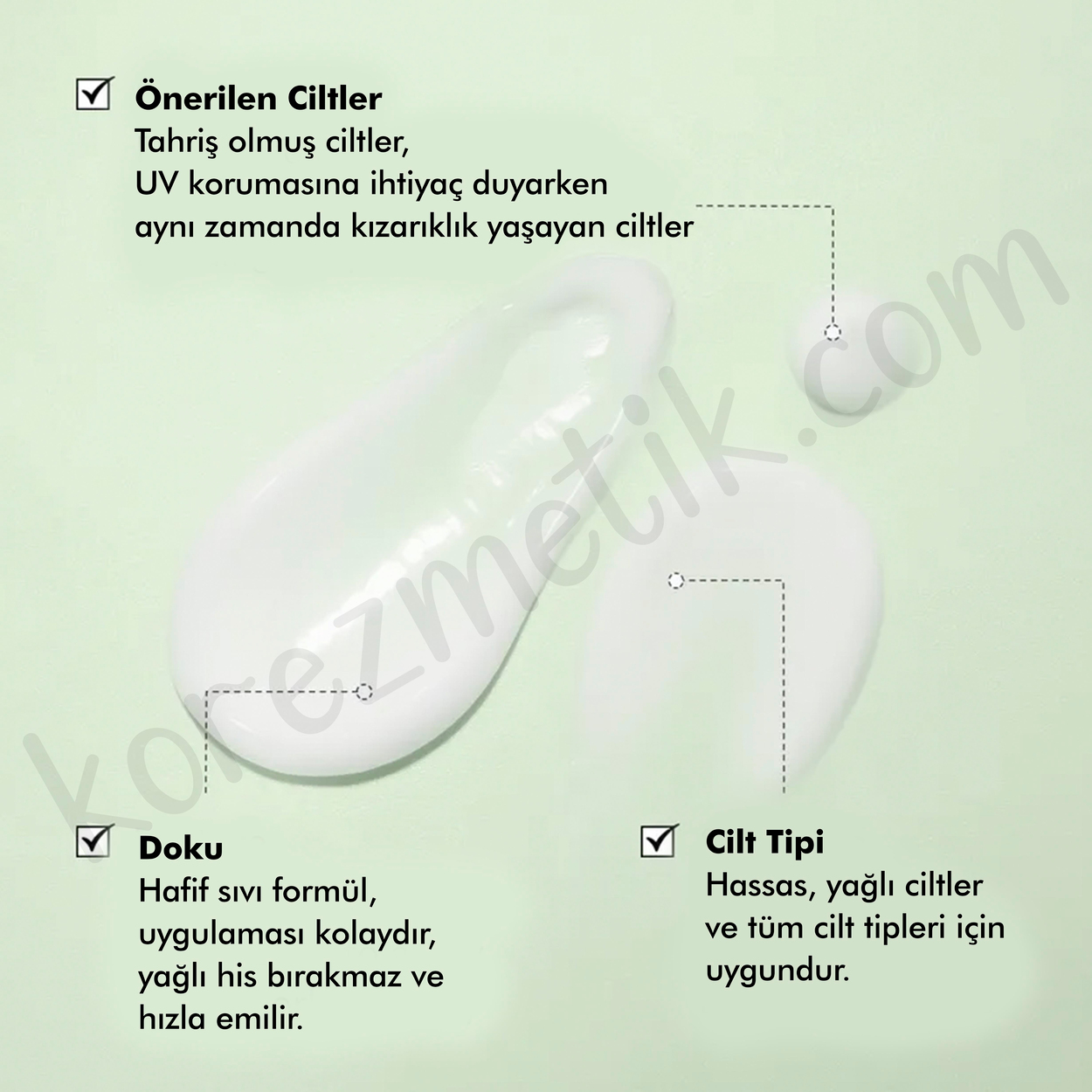 Dr. Althea Beyaz Çay ve Sodium DNA İçeren Yatıştırıcı Etkili Green Tea Fresh Güneş Kremi Spf50+ Pa++++ 45ml