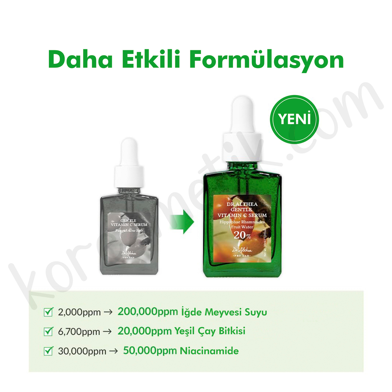 Dr. Althea %20 Gentle Vitamin C Serum - Leke Ve Akne Karşıtı - 30ml 