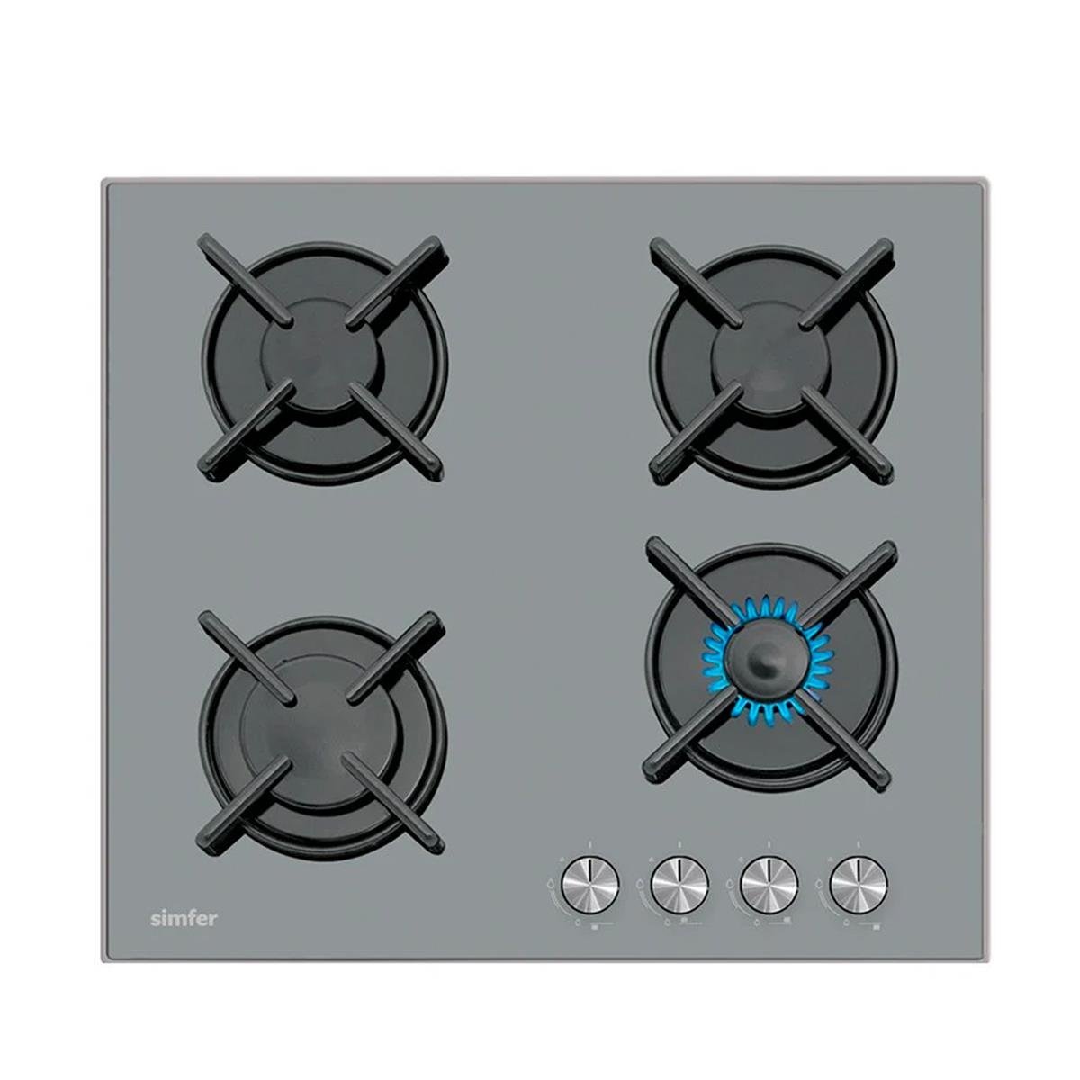 SİMFER 3039 NG CAM SİLVER SET ÜSTÜ OCAK