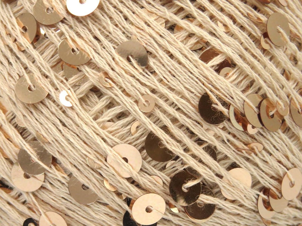 Cotton Paillette Beige
