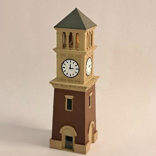 Mini Saat Kulesi Maketi – 14 cm Dekoratif Figür