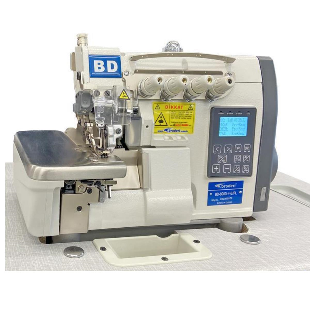 FDM Broderi BD-800D-5-435-E/PL 5 İp Kot Elektirkli Akıllı Overlok Makinesi