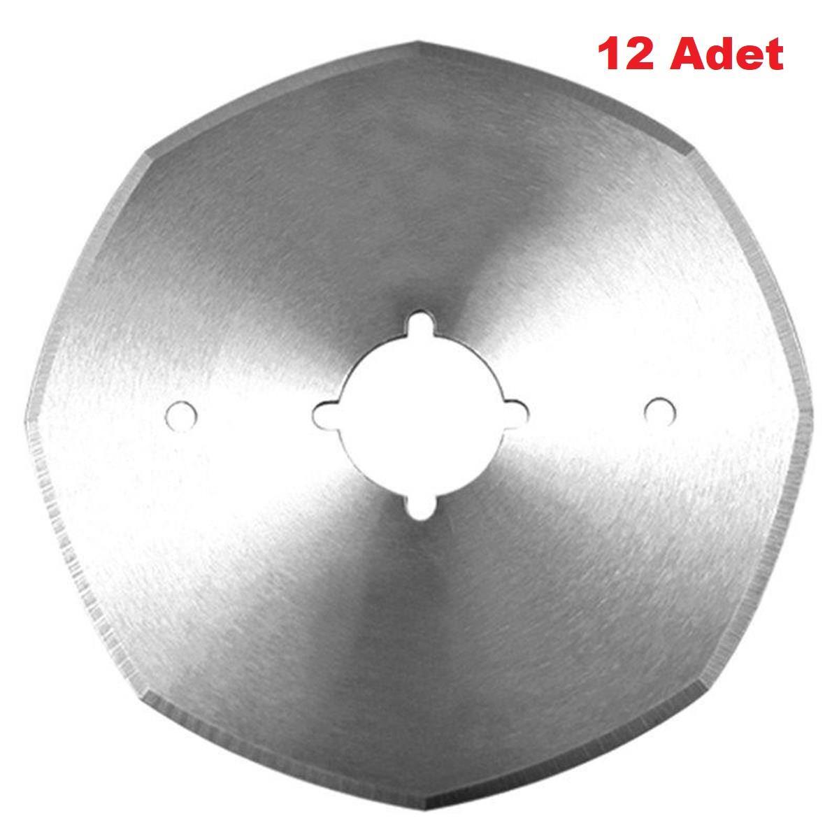 Yuvarlak Kesim Motoru Bıçağı Köşeli (Çap:10 cm) 12 Adet