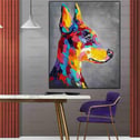 DOBERMAN YAĞLI BOYA DOKULU TABLO ürününe, YAĞLI BOYA DOKULU TABLOLAR kategorisinden hemen satın alabilirsiniz.