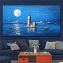 GECE KARANLIĞI İSTANBUL KIZ KULESİ ORİJİNAL YAĞLI BOYA TABLO ürününe, ORİJİNAL YAĞLI BOYA TABLOLAR kategorisinden hemen satın alabilirsiniz.