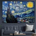 VİNCENT VAN GOGH-YILDIZLI GECE REPRODÜKSİYON YAĞLI BOYA TABLO ürününe, REPRODÜKSİYON YAĞLI BOYA TABLOLAR kategorisinden hemen satın alabilirsiniz.