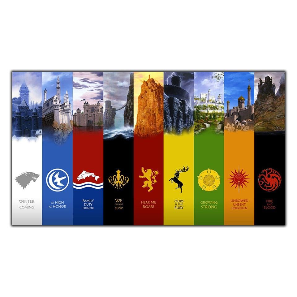 GAME OF THRONES DİZİ KANVAS TABLO ürününe, KANVAS TABLOLAR kategorisinden hemen satın alabilirsiniz.
