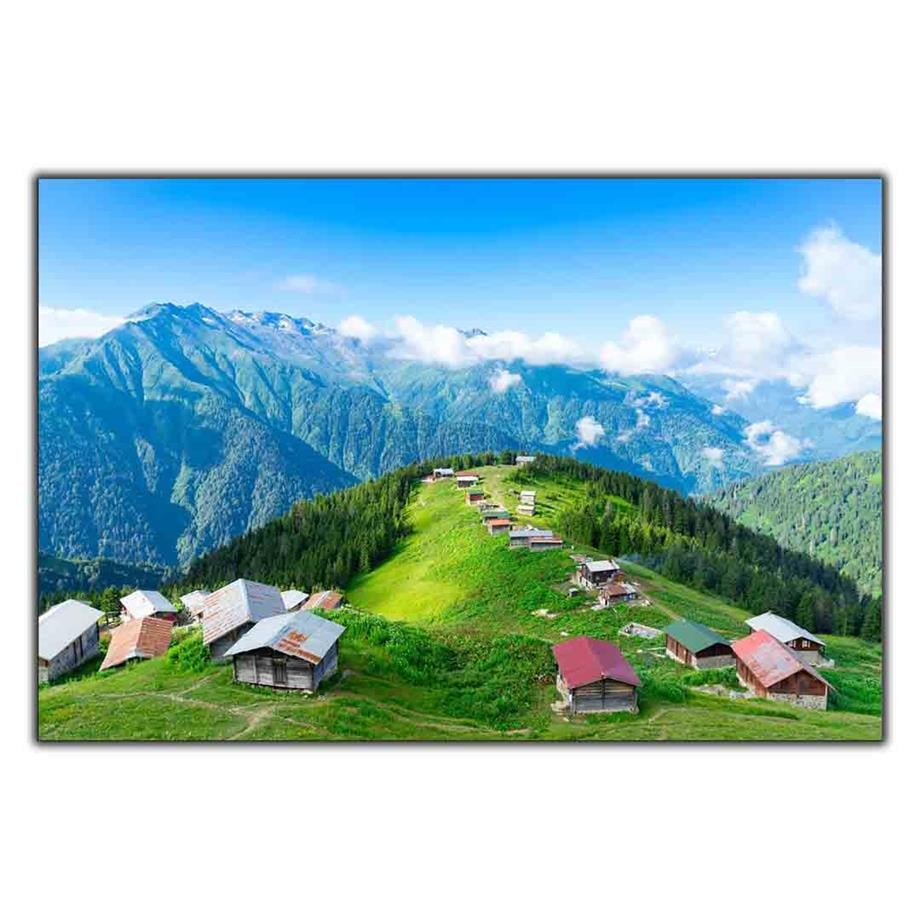 YAYLA VE EVLER KANVAS TABLO ürününe, YAĞLI BOYA DOKULU TABLOLAR kategorisinden hemen satın alabilirsiniz.