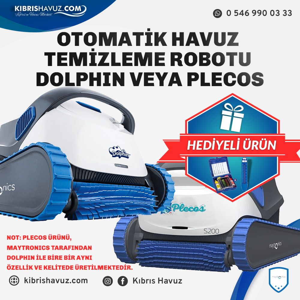 Dolphin Plecos S200 Havuz Temizleme Robotu