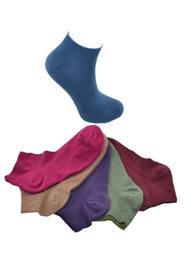 Flora Kadın 6 lı Dikişsiz Bambu Patik Çorap  36/40